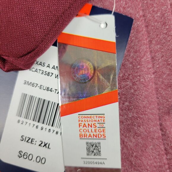 Texas A&M Aggies Mens 2XL Fanatics Sweatshirt Winter Camp Fleece Maroon Hoodie - Picture 9 of 12